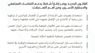 حكومة الإمارات تصدر مرسوما بالقانون الاتحادي الجديد في شأن الأحوال الشخصية