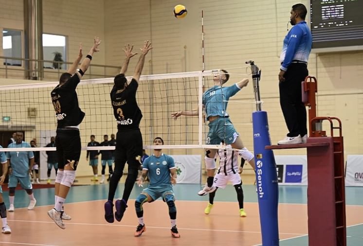 خسارة الجزيرة وبني ياس في البطولة العربية للكرة الطائرة بالدوحة