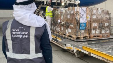 بتوجيهات محمد بن راشد .. "دبي الإنسانية" تنقل أكثر من 68 طنا من المساعدات لقطاع غزة