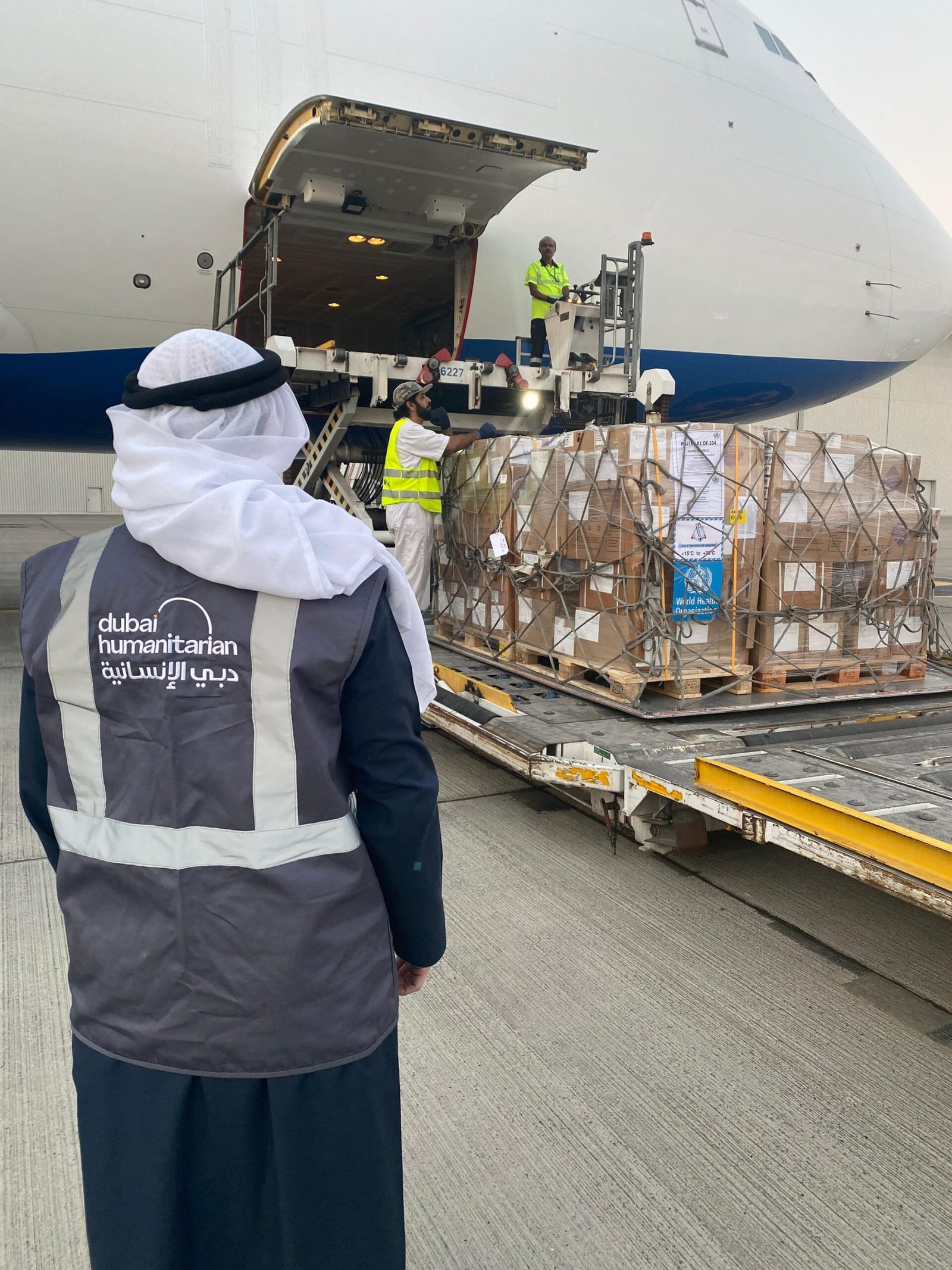 بتوجيهات محمد بن راشد .. "دبي الإنسانية" تنقل أكثر من 68 طنا من المساعدات لقطاع غزة