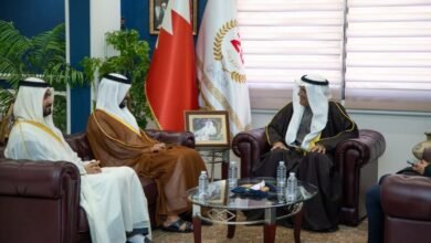 سفير الإمارات يلتقي محافظ الشمالية البحريني