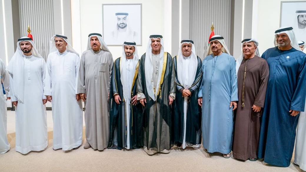 سعود بن صقر يحضر أفراح القطامي والسويدي