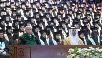 سلطان بن أحمد القاسمي يشهد حفل تخريج طالبات جامعة الشارقة دفعة "خريف 2024"
