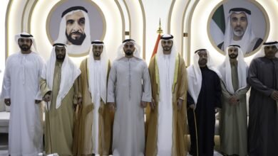 سيف بن زايد يحضر أفراح الدرمكي والقبيسي والمهيري