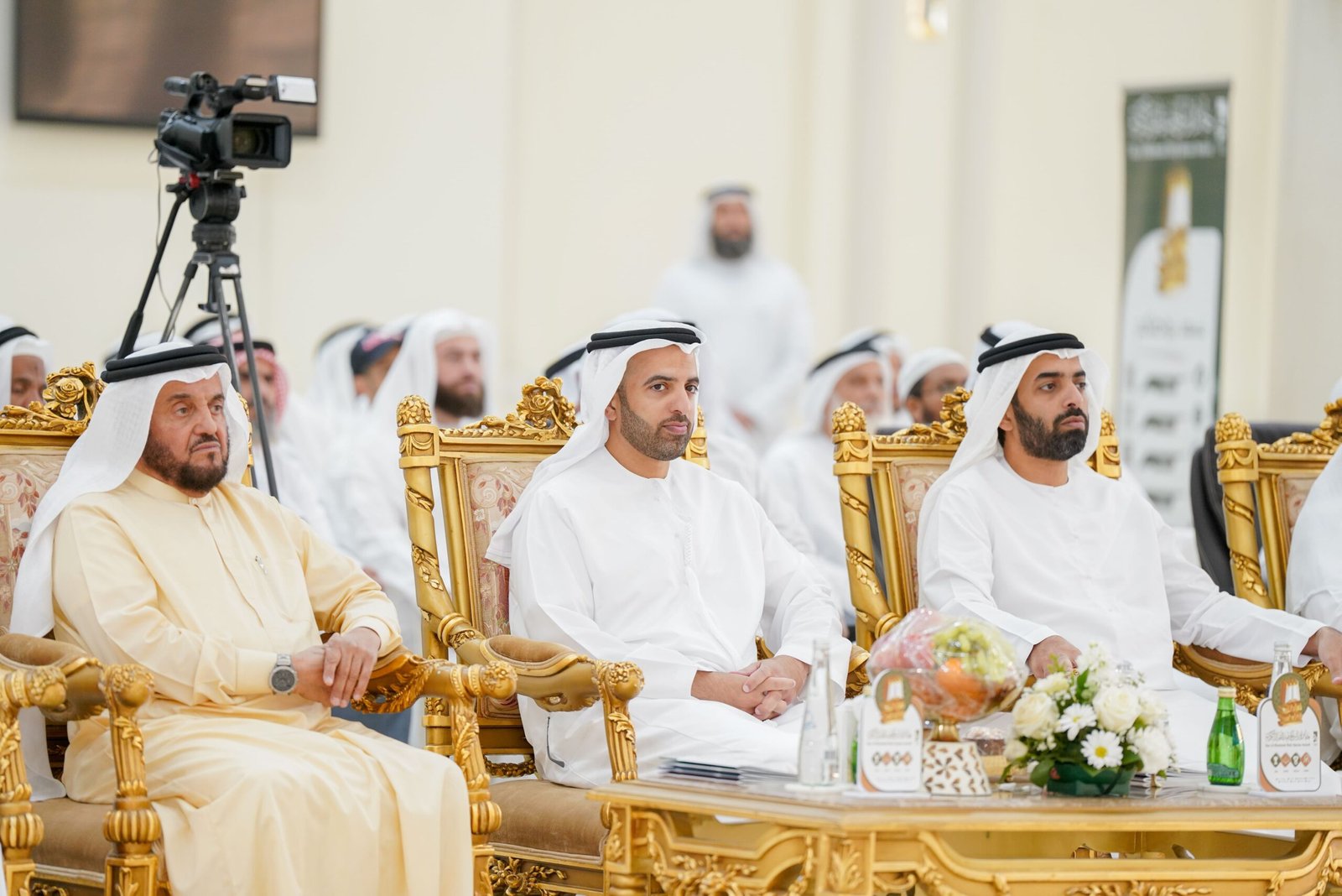 محمد بن سعود القاسمي يشهد التصفيات النهائية لجائزة رأس الخيمة للقرآن الكريم