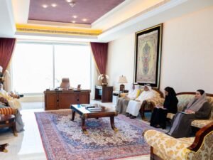 سعود بن صقر يستقبل القنصل العام لدولة الكويت