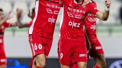 شباب الأهلي يفوز على دبا الحصن ويتصدر دوري أدنوك للمحترفين