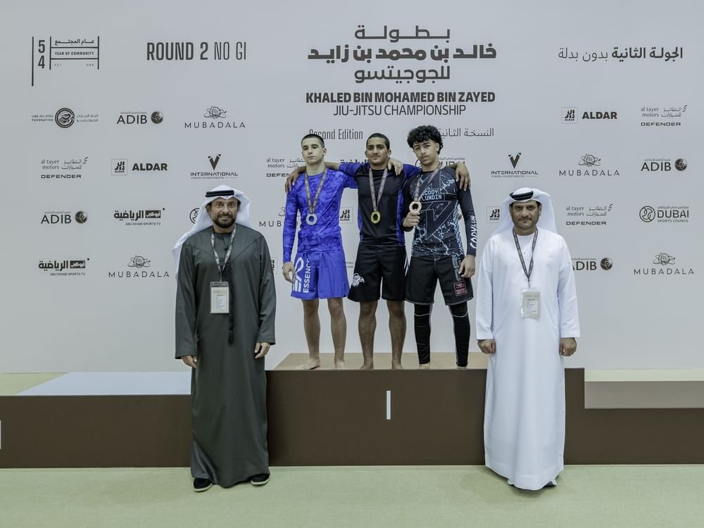 ختام مميز للجولة الثانية من بطولة خالد بن محمد بن زايد للجوجيتسو