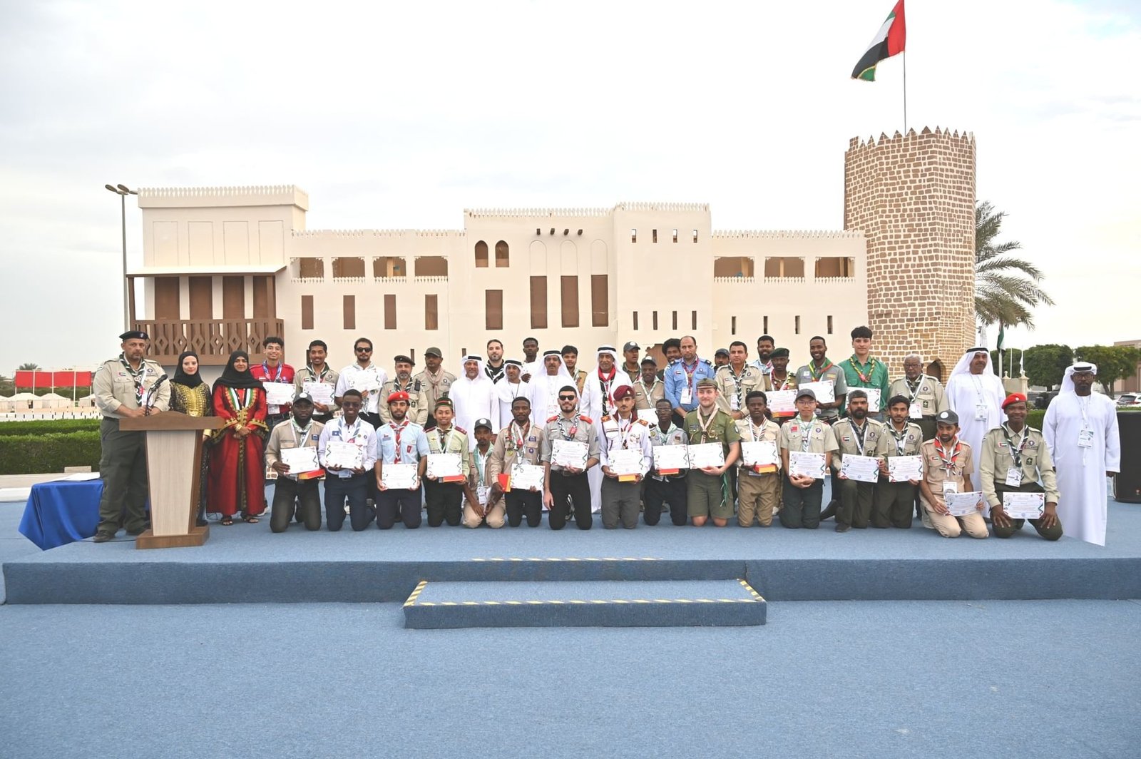 اختتام اللقاء الكشفي الدولي الـ10 في الشارقة 1 اختتام اللقاء الكشفي الدولي الـ10 في الشارقة