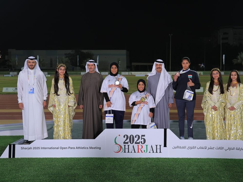 ملتقى الشارقة الدولي لألعاب القوى للمعاقين يواصل منافساته