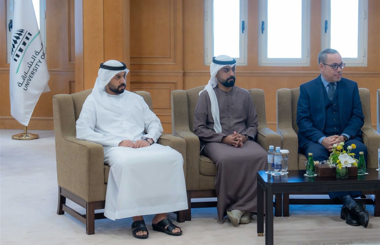 سلطان بن أحمد القاسمي يشهد توقيع اتفاقية تعاون بين جامعة الشارقة ومدينة الشارقة للإعلام