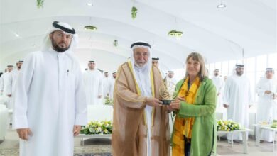 حاكم الشارقة يشهد تدشين منتجات "غراس" العضوية في الصوبات الزراعية