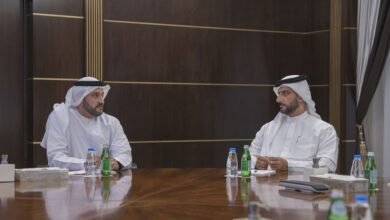 ولي عهد الشارقة يطلع على مستجدات مشروع التوسعة والخطط المستقبلية لمطار الشارقة الدولي