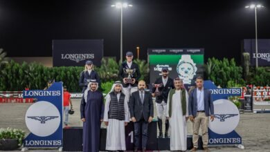 اختتام النسخة الـ 25 من بطولة الشارقة الدولية لقفز الحواجز فئة 3 نجوم