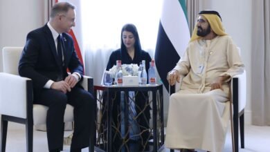 محمد بن راشد يلتقي رئيس بولندا ويبحث معه تعزيز التعاون بين البلدين