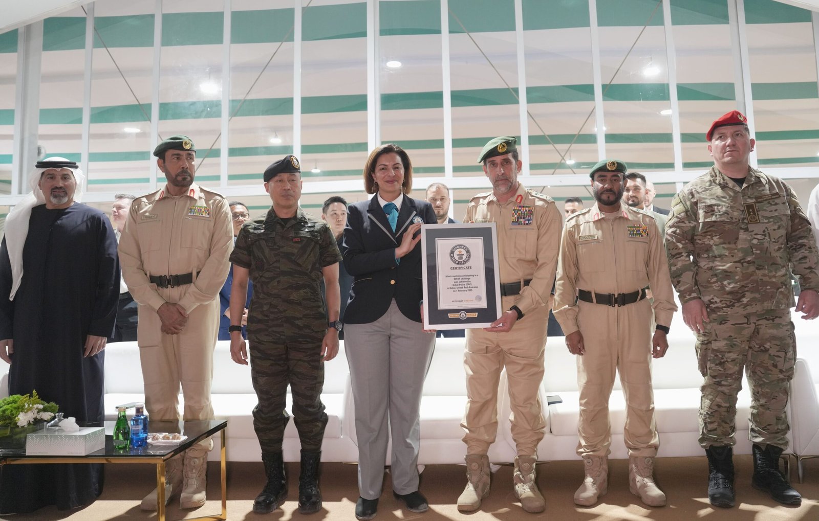 تحدي الإمارات للفرق التكتيكية يدخل موسوعة غينيس