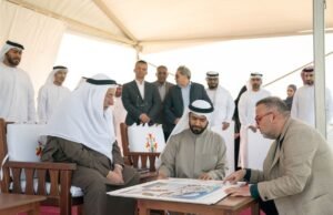 حاكم الشارقة يتفقد عدداً من المشروعات في مدينة كلباء