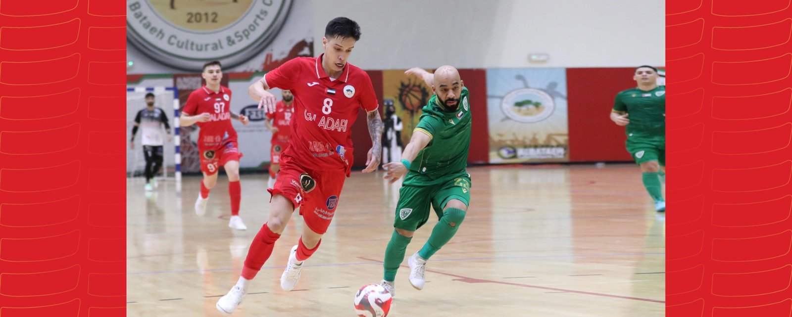 خورفكان والبطائح غداً في إياب نهائي كأس الإمارات لكرة الصالات