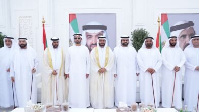 وليا عهد الفجيرة ورأس الخيمة يحضران أفراح الخاطري