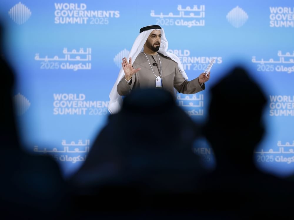 بحضور محمد بن راشد ومنصور بن زايد.. سيف بن زايد في القمة العالمية للحكومات: الإمارات تَعِد وتفي في كل الأوقات.. هذه هي مصداقية محمد بن زايد