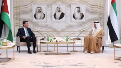 صقر غباش و رئيس مجلس النواب الأردني يعقدان جِلسة مباحثات