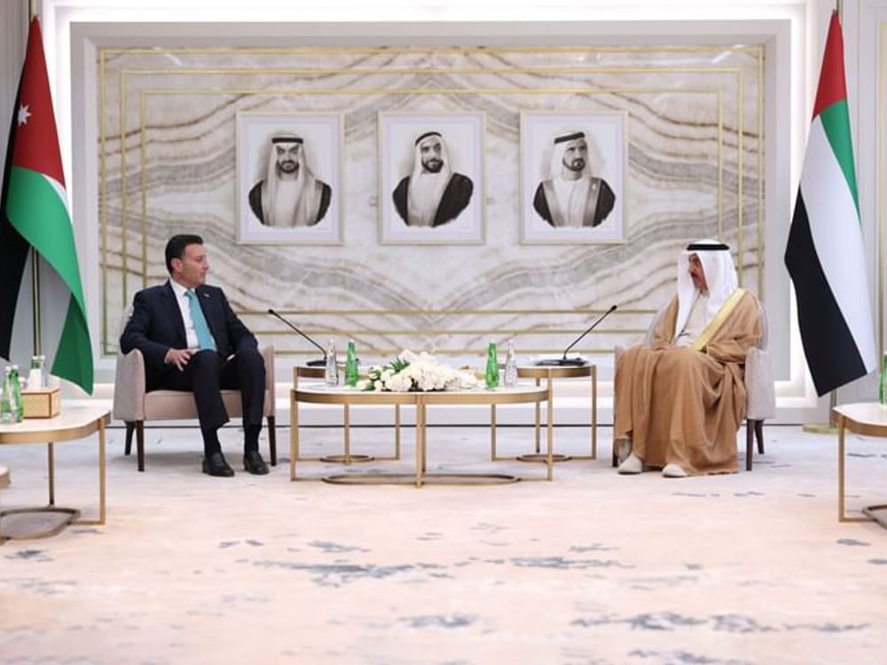 صقر غباش و رئيس مجلس النواب الأردني يعقدان جِلسة مباحثات