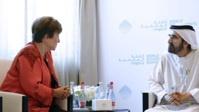 محمد بن راشد يبحث مع مديرة صندوق النقد الدولي التطورات الاقتصادية العالمية وتعزيز التعاون بين الإمارات والصندوق