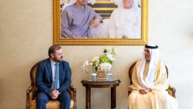 سعود بن صقر يستقبل وزير الاقتصاد في جمهورية أرمينيا