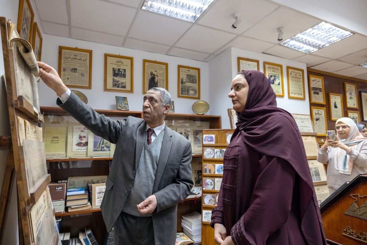 بيت الحكمة بالشارقة يبحث التعاون مع "مكتبة الإسكندرية" و مؤسسات ثقافية مصرية