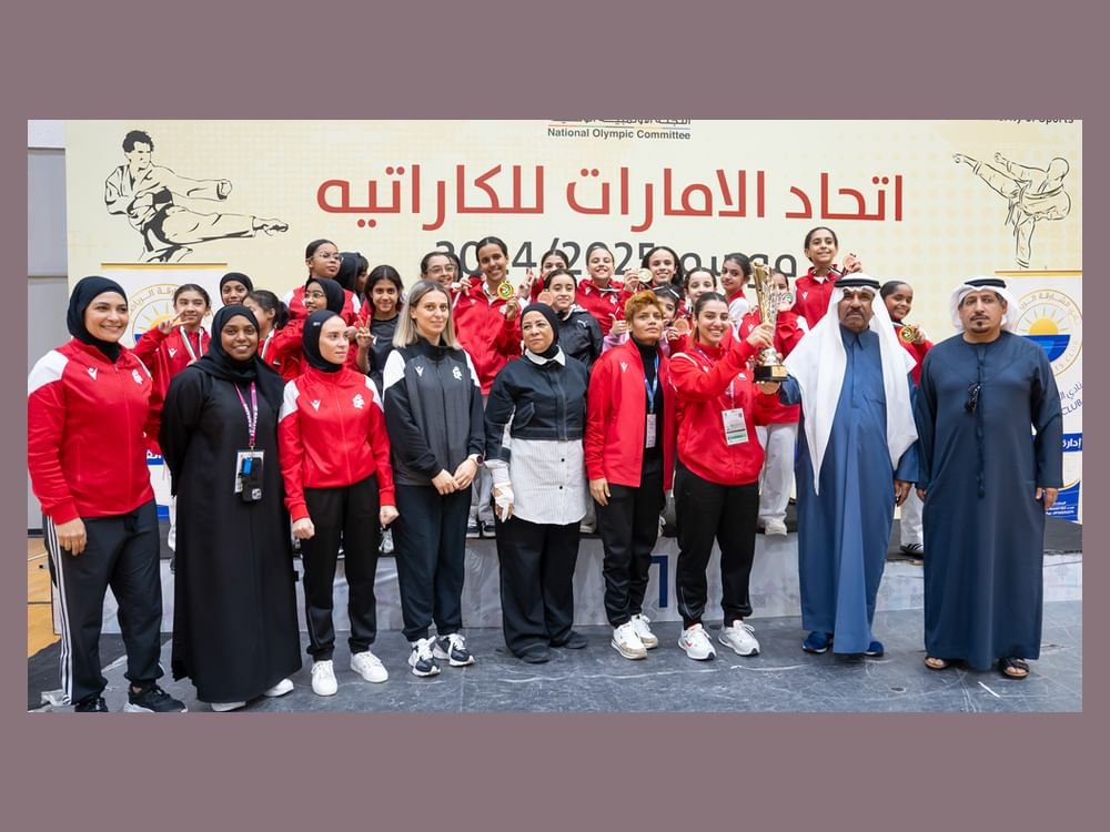 "الشارقة للمرأة" و"الشارقة للألعاب الفردية" و"شباب الأهلي" أبطال كأس الاتحاد للكاراتيه