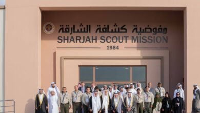 سلطان القاسمي يفتتح مبنى مفوضية كشافة الشارقة الجديد ويشهد فعاليات اللقاء الكشفي الدولي العاشر