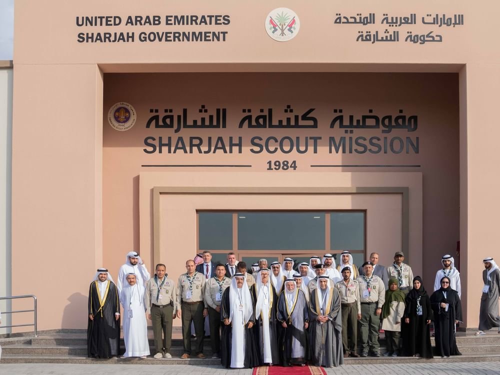 سلطان القاسمي يفتتح مبنى مفوضية كشافة الشارقة الجديد ويشهد فعاليات اللقاء الكشفي الدولي العاشر 1 سلطان القاسمي يفتتح مبنى مفوضية كشافة الشارقة الجديد ويشهد فعاليات اللقاء الكشفي الدولي العاشر