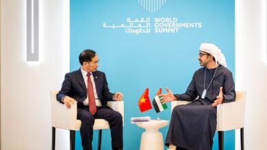 عبدالله بن زايد ونائب رئيس الوزراء وزير خارجية فيتنام يبحثان تعزيز التعاون والشراكة بين البلدين