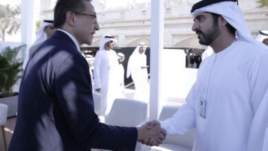 حمدان بن محمد يلتقي رئيس مجلس إدارة مجموعة "علي بابا"