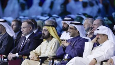 محمد بن راشد يشهد جلسة حوارية لمديرة صندوق النقد الدولي ضمن أعمال القمة العالمية للحكومات 2025