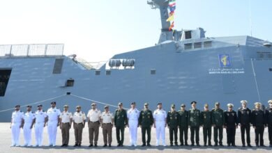 وصول عدد من القطع البحرية الإيرانية لميناء خالد بالشارقة