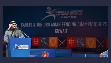 19 لاعبا ولاعبة يمثلون الإمارات في بطولة آسيا للمبارزة