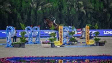 انطلاقة قوية لمنافسات بطولة كأس حاكم الشارقة الدولية لقفز الحواجز