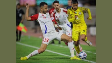 كلباء يفوز على الشارقة في دوري أدنوك للمحترفين