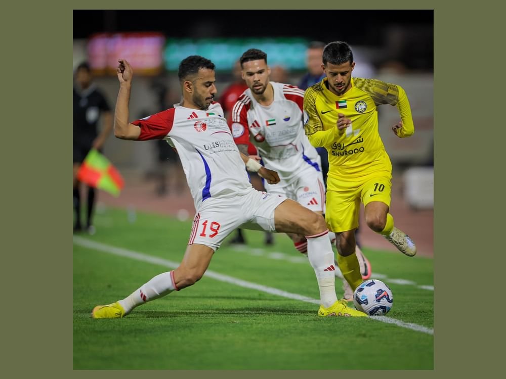 كلباء يفوز على الشارقة في دوري أدنوك للمحترفين