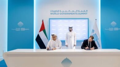 حمدان بن محمد يشهد توقيع مذكرة تفاهم بين "طرق دبي" و"بورنج كومباني"