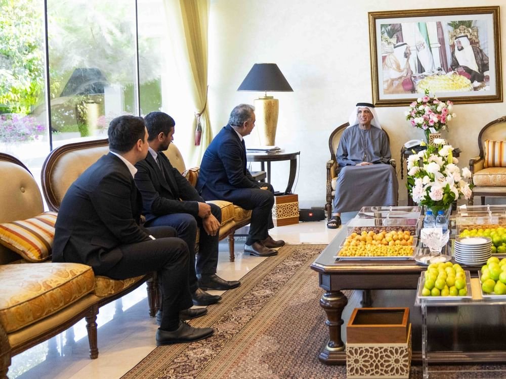 سعود بن صقر يستقبل الرئيس التنفيذي المشارك لشركة "إنيسمور" 1 سعود بن صقر يستقبل الرئيس التنفيذي المشارك لشركة "إنيسمور"