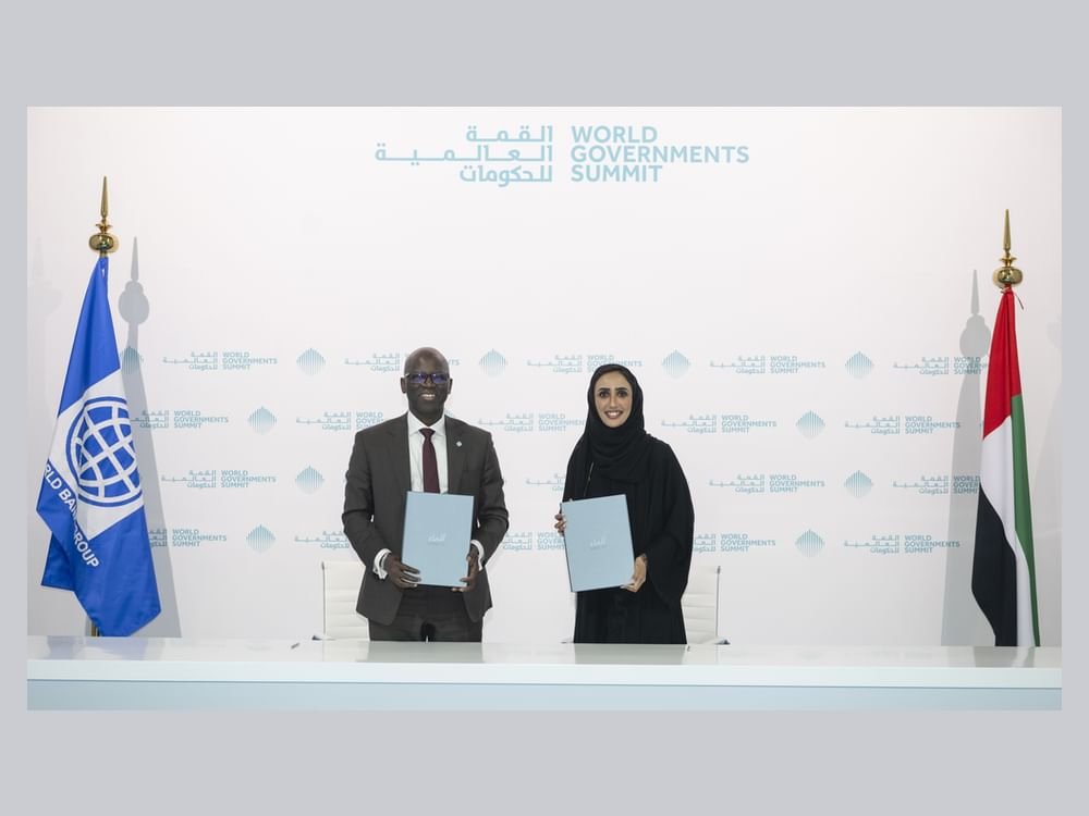 مبادرة محمد بن زايد للماء والبنك الدولي يوقعان مذكرة تفاهم للتصدي لتحديات ندرة المياه العالمية