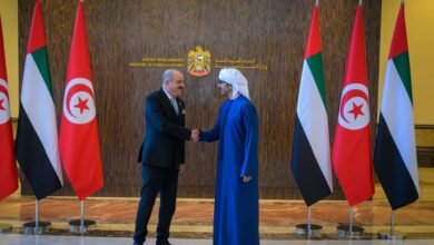عبدالله بن زايد يستقبل وزير خارجية تونس