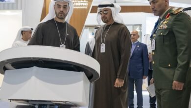 رئيس الدولة يشهد جانبا من فعاليات "نافدكس"