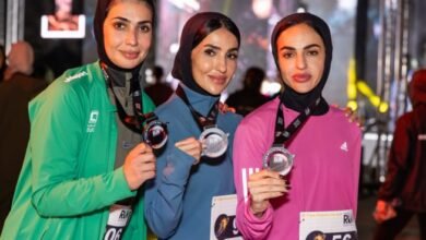 مشاركة واسعة ونجاح كبير في "جري سيدات الشارقة"