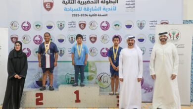 خورفكان والحيرة والذيد أبطال "مراكز الطفل" في السباحة