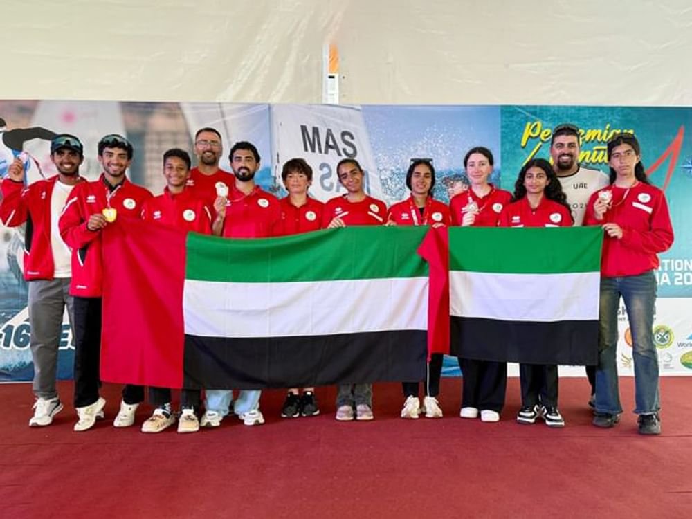 6 ميداليات للإمارات في بطولة ماليزيا الدولية للشراع