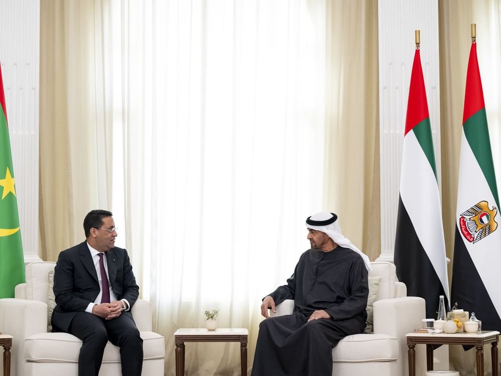 رئيس الدولة يتلقى رسالة من الرئيس الموريتاني 1 رئيس الدولة يتلقى رسالة من الرئيس الموريتاني