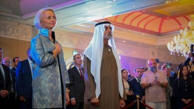 نهيان بن مبارك يحضر حفل السفارة الأمريكية بمناسبة عيد الاستقلال